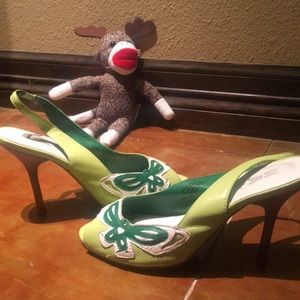 Green Butterfly 🦋 Heels